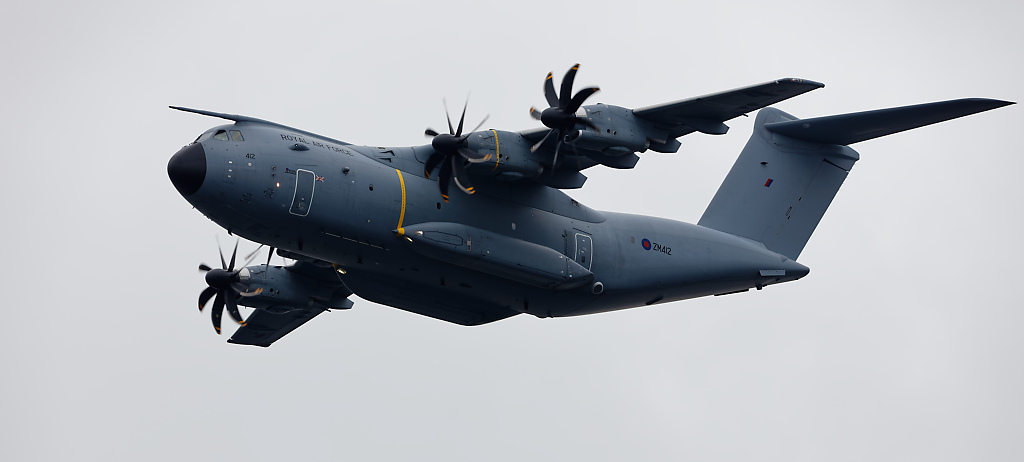 RAF A400 Atlas over the sea near Mallaig 1024px