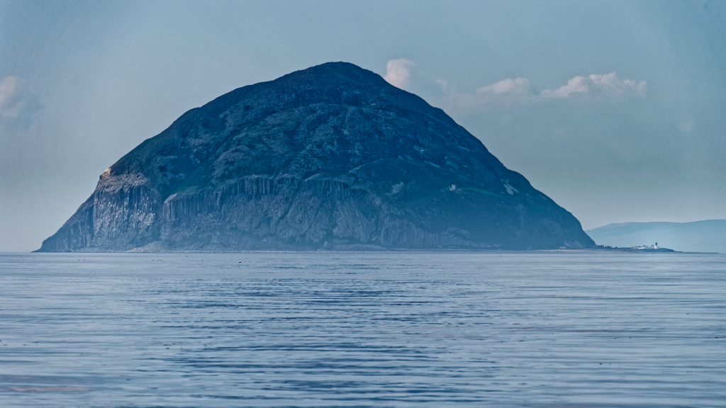 Ailsa Craig in a sea mist