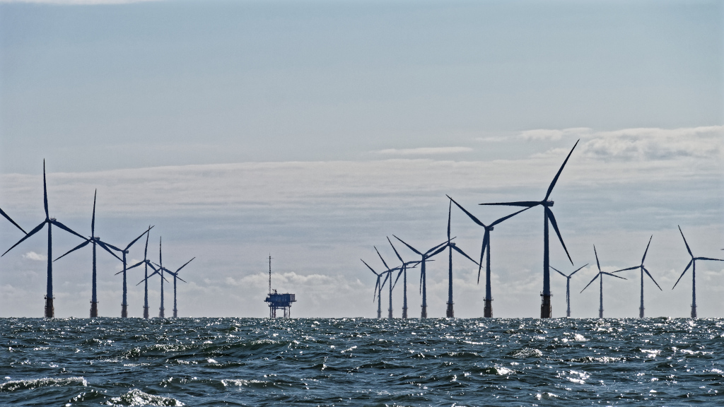 Thanet Wind Farm off Margate